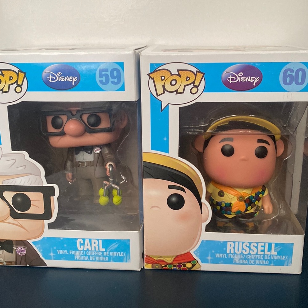 Funko Pop Pixar Up! Bundle - Russell and Carl